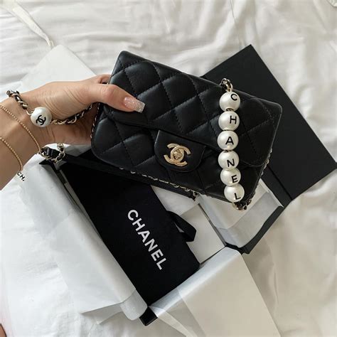 pearl handbag chanel|chanel pearl bag price.